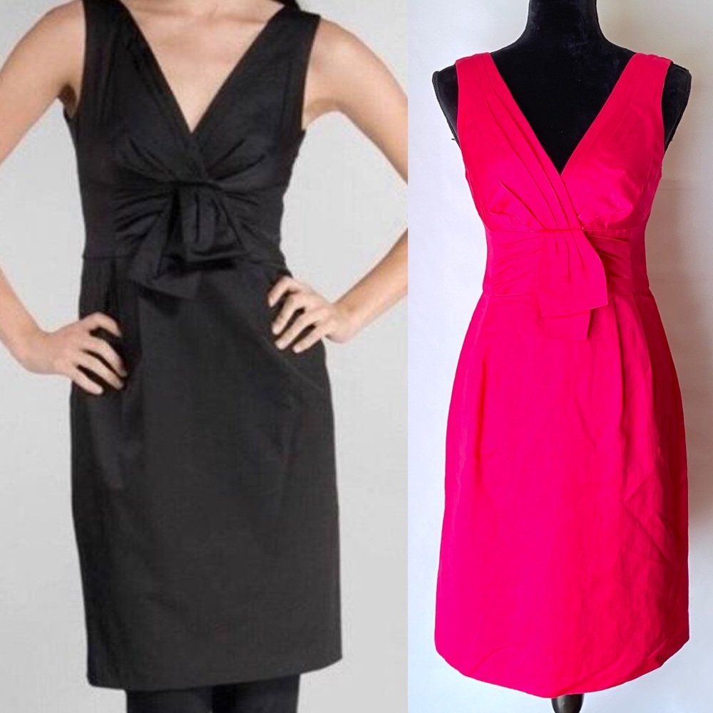Nanette Lepore Unfaithful Taffeta Hot Pink Dress